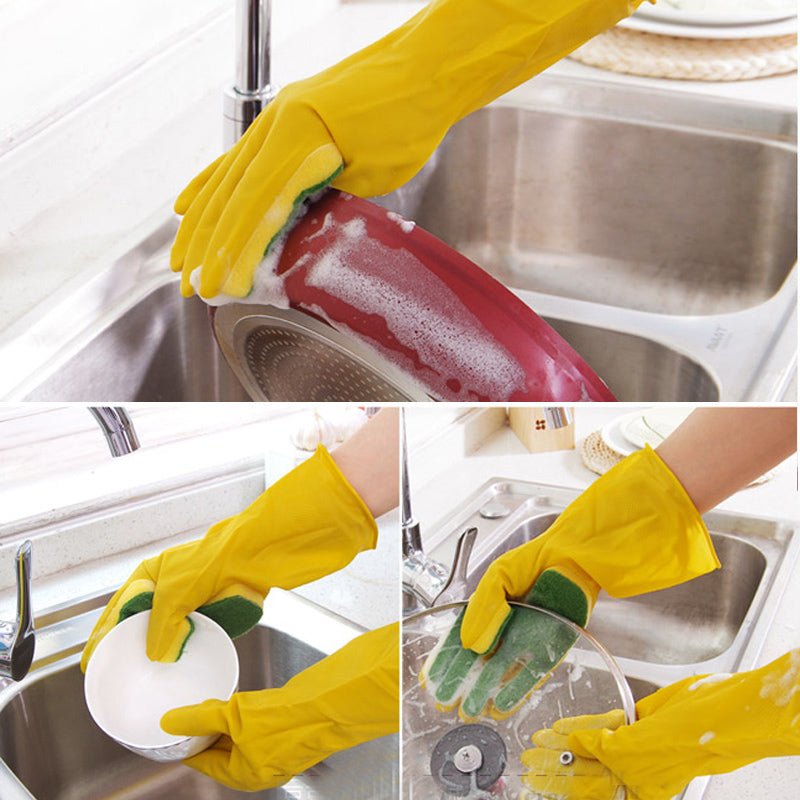 Silicone Dishwashing Scrub Gloves - Image 3